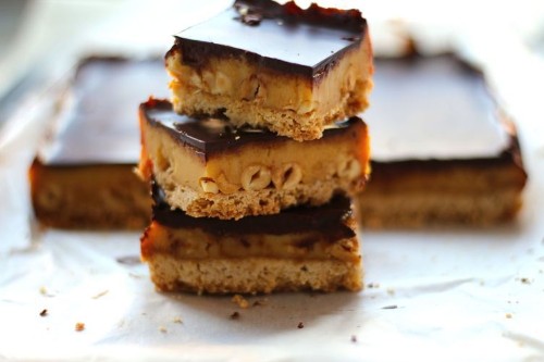 Salted Caramel Chocolate Peanut Slice Gluten Free Recipe on Food52