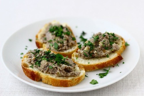 Mushroom and Chestnut Pate with Goat Cheese Recipe on Food52