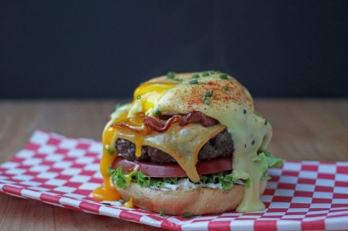 Eggs Benedict Brunch Burgers
