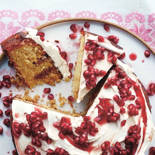 A Palestinian Pomegranate Cake to Celebrate Life
