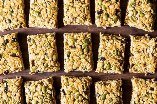 Five Minute, No-Bake Vegan Granola Bars