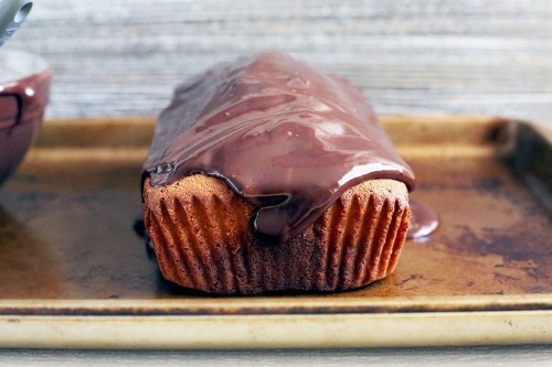 A Ganache-y Pound Cake for All You Eclair Lovers Out There