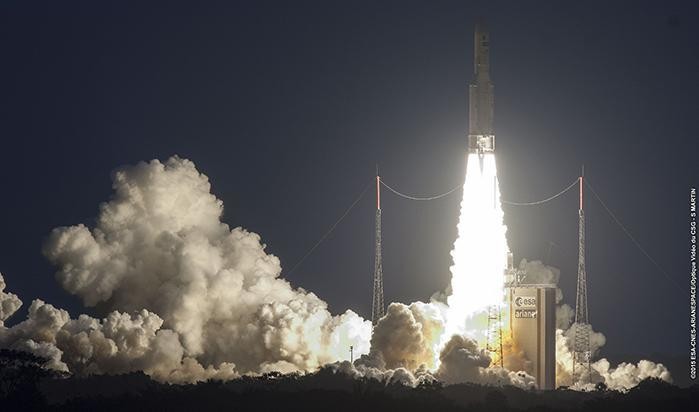 Around The Universe: Ariane 5 Launch, New Horizons Reaches Pluto, And Jupiter Has A Twin