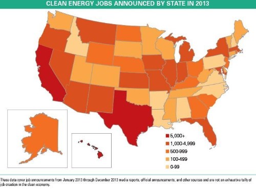 Here Are The 10 Best States For Clean Energy Jobs In 2013