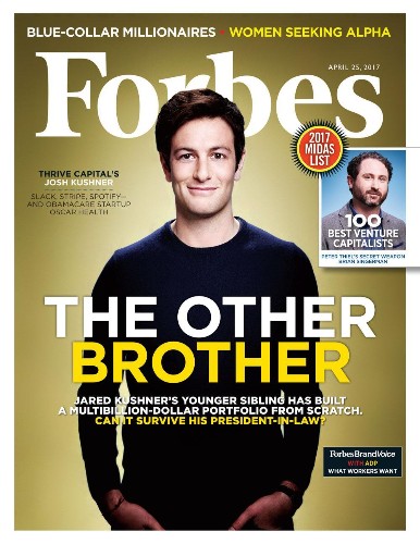 Josh Kushner's Complex World: How Jared's Liberal Brother Runs A Billion Dollar Fund In Trump Era