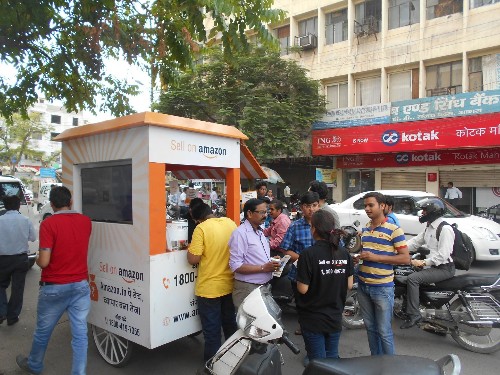 How Amazon Handholds India's Small Traders Into Digital Selling