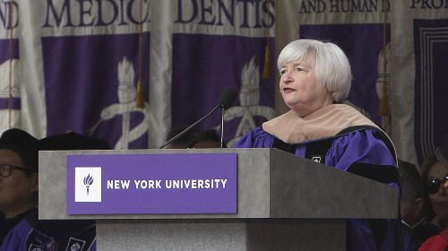 Yellen To NYU Grads: 'You Won't Succeed All The Time'