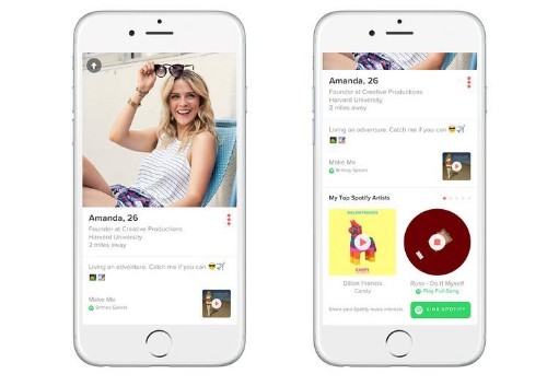 Spotify And Tinder Link Up To Form A Match Made In Heaven