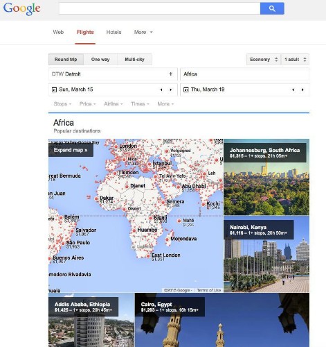 Google's New Flight Search Tool Helps You Find The Best Price