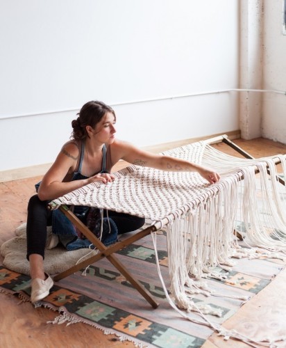 Still Life with Houseplants: Macramé Artist Emily Katz in Portland, Oregon