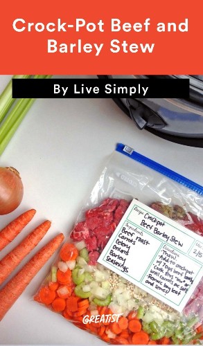 7 Slow-Cooker Dinners You Can Make and Freeze Ahead of Time
