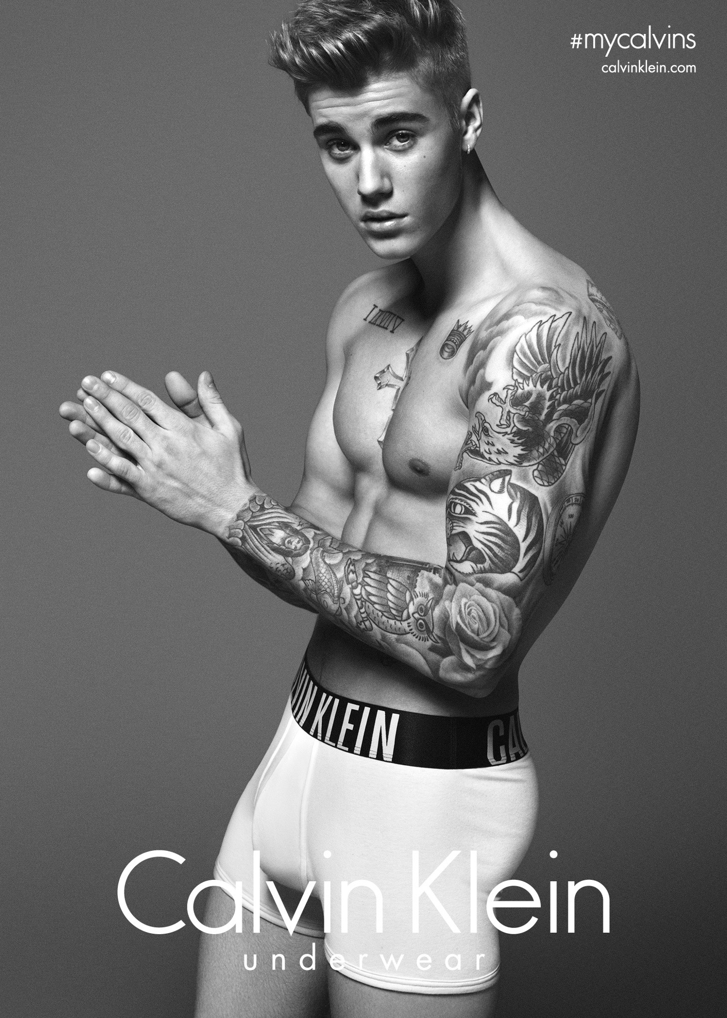 Justin Bieber for Calvin Klein – but who would buy his pants?