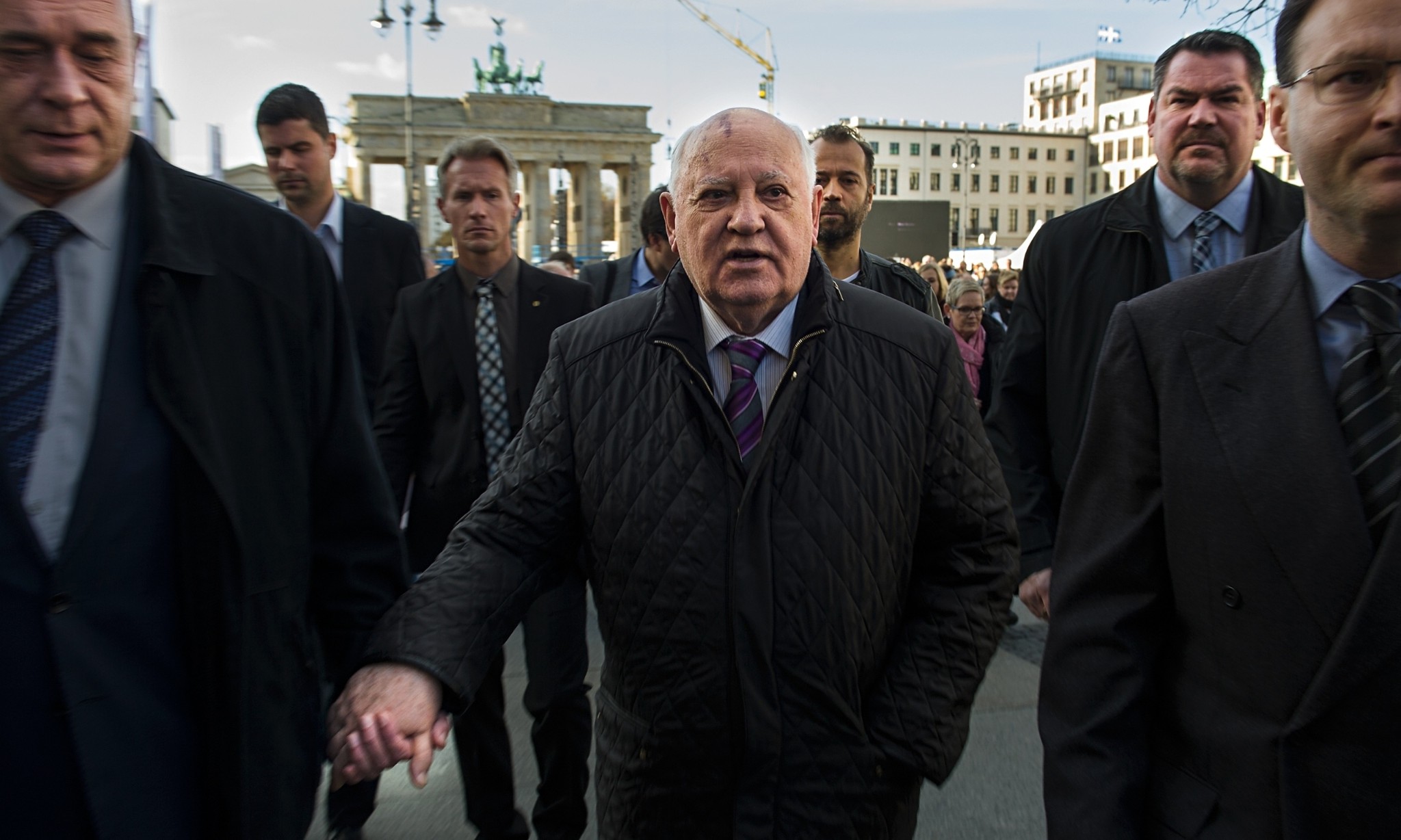 Gorbachev warns of new cold war threat as Berlin marks fall of wall