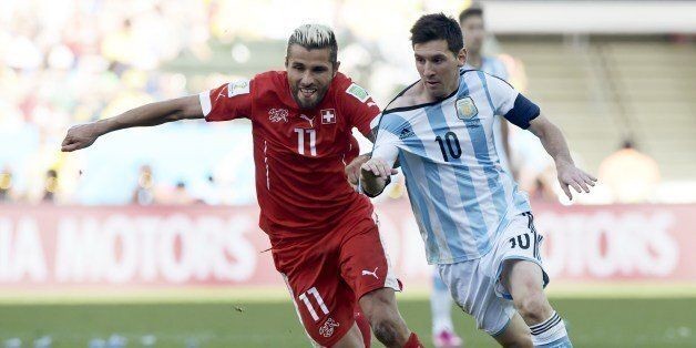Argentina Beats Switzerland 1-0 When Lionel Messi Sets Up Goal In Extra Time (GIF)