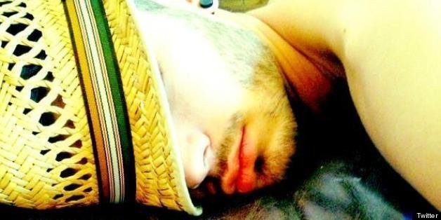 Zayn Malik Prank: Little Mix's Perrie Edwards Gives One Direction Boyfriend A Manicure While He Sleeps! (PHOTO)