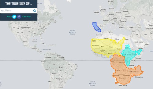 'True Size Map' Proves You've Been Picturing The Planet All Wrong