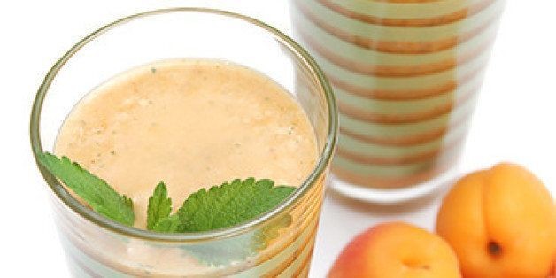 Apricot Smoothie With Almond Milk and Lemon Balm | HuffPost Life