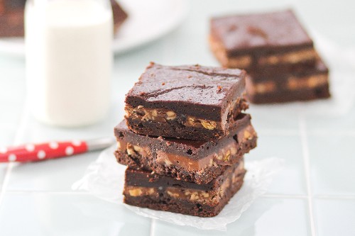 Gooey Layered Symphony Brownies