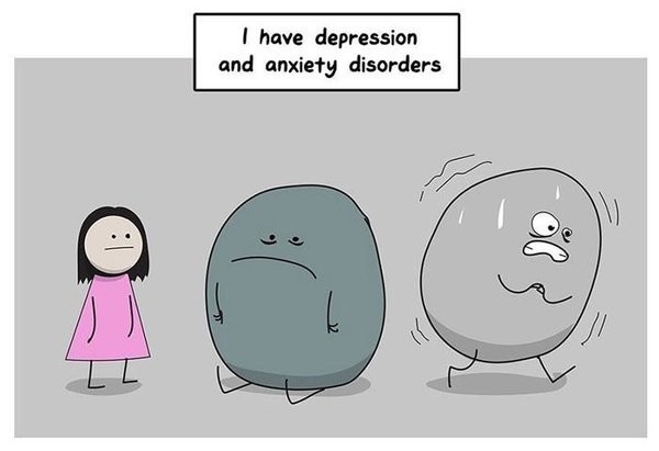 How It Really Feels To Have Anxiety And Depression, In One Comic