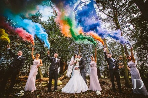 19 Reasons Smoke Bombs Are The Hottest Wedding Photo Trend | HuffPost Life