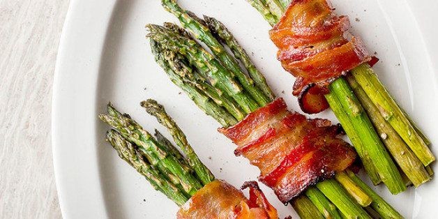 Brown Sugar Bacon-wrapped Asparagus | HuffPost Life