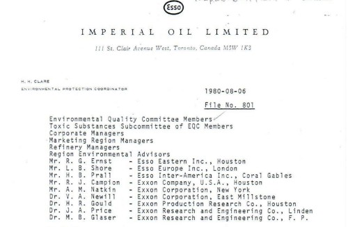 'There Is No Doubt': Exxon Knew CO2 Pollution Was a Global Threat By Late 1970s