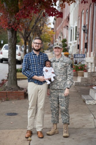 A Gay Military Family Shares Their Journey To Fatherhood