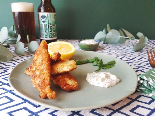 Fresh And Crispy Fish Fingers With A Creamy Tartare Sauce