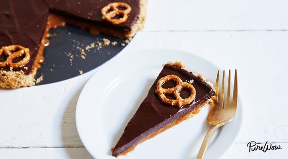 This Chocolate-Caramel Pretzel Tart Is About To Make You Extremely Popular
