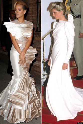 Rihanna Thinks Princess Diana Was A Fashion Gangsta (PHOTOS)