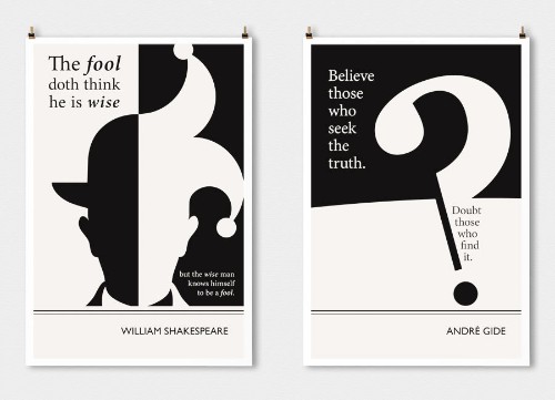 14 Literary Posters That Turn Famous Authors' Words Into Art