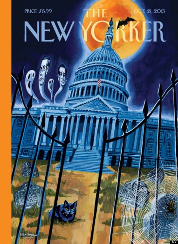 New Yorker's Haunted Congress Cover Is Both Spooky And Depressing (PHOTO)