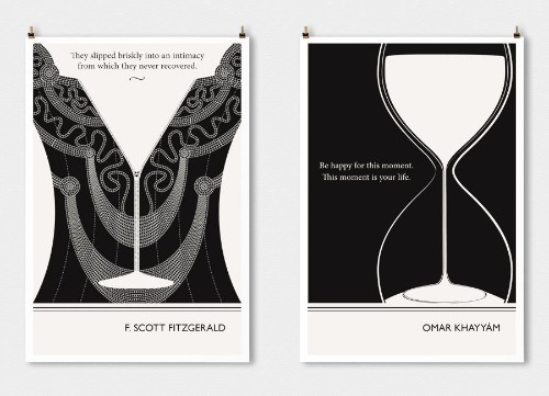 14 Literary Posters That Turn Famous Authors' Words Into Art