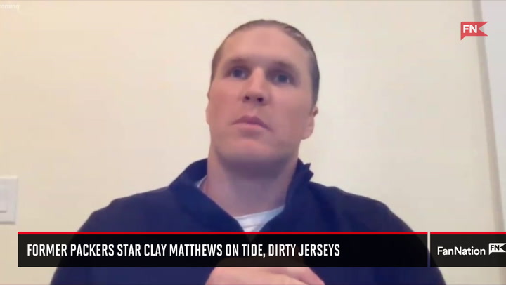 Former Packers Star Clay Matthews on Tide, Dirty Jerseys - video Dailymotion