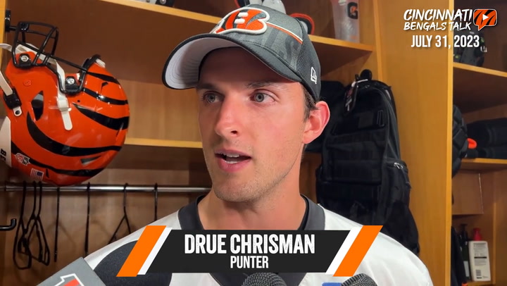 Bengals punter Drue Chrisman hospitalized with undisclosed condition - A to  Z Sports