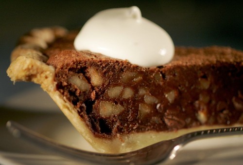 A recipe for rum-walnut chocolate chip pie, plus how to make perfect whipped cream