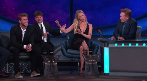 What fear of singing? Jennifer Lawrence does a mean Cher impression on 'Conan'