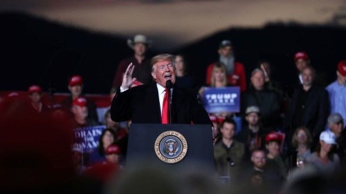Trump's praise for a congressman's attack on a reporter, amid outcry over murdered Saudi journalist, draws fire - Los Angeles Times