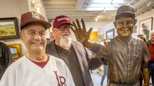 'Mr. Laguna' Skipper Carrillo has a 'home run day' as his statue is unveiled - Los Angeles Times