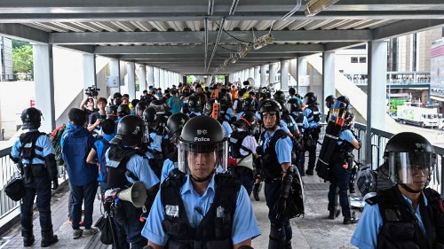Amid extradition protests, a cry: ‘Hong Kongers save Hong Kongers!’