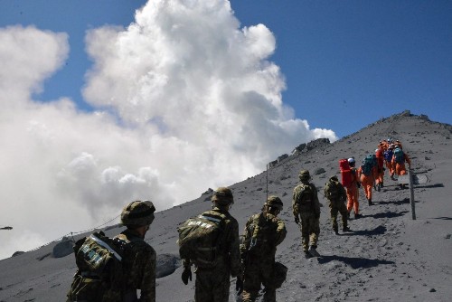 On Japan's Mt. Ontake volcano, a perfect day turns deadly for hikers