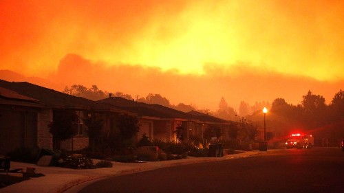 Death toll rises to 40 as firefighters continue to battle massive California wildfires - Los Angeles Times