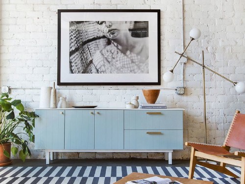 You’d never guess this custom console is an Ikea cabinet - Los Angeles Times