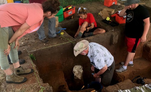 Archaeologists explore a rural field in Kansas, and a lost city emerges