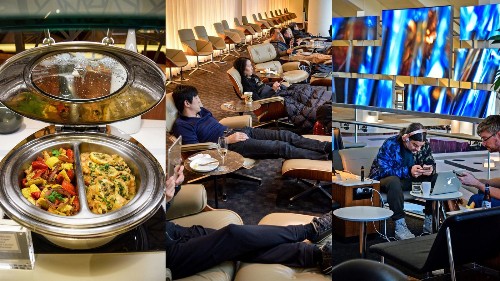 At LAX, top-end airline lounges offer a gentle place to decompress