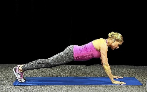 Plank position for beginners - Los Angeles Times
