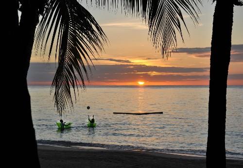 The beach life is the best life on Roatan Island in Honduras