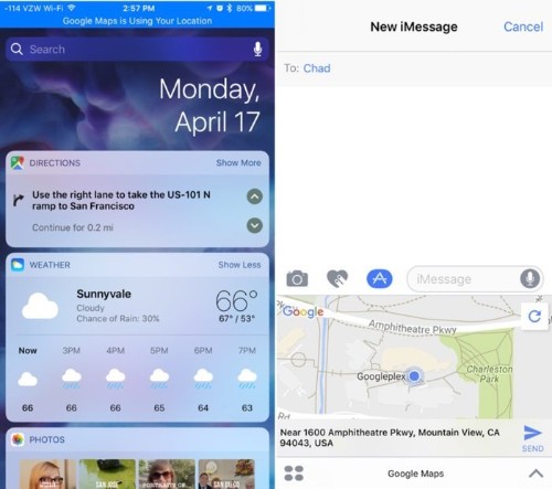 Google Maps for iOS Gains Directions Widget for Turn-By-Turn Navigation on Lock Screen