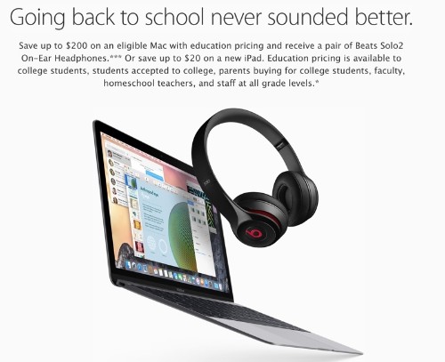Apple's Back to School Sale Kicks Off Online, Expands to Additional Countries