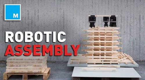 Watch a swarm of robots build a timber tower from scratch